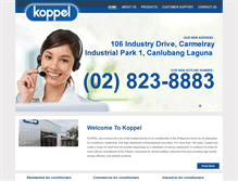 Tablet Screenshot of koppel.ph